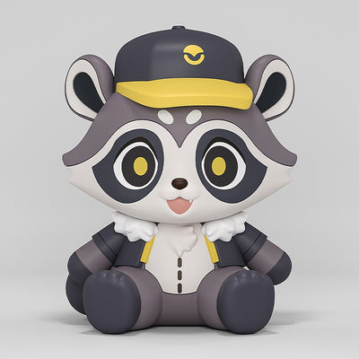 Honkai: Star Rail Huggy Good Smile Baseball Raccoon - product photograph 2