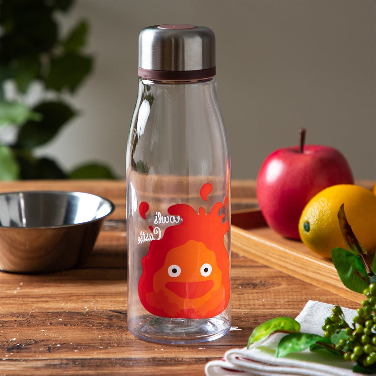 Howl's Moving Castle Calcifer Clear Bottle 500 ml - official view 1