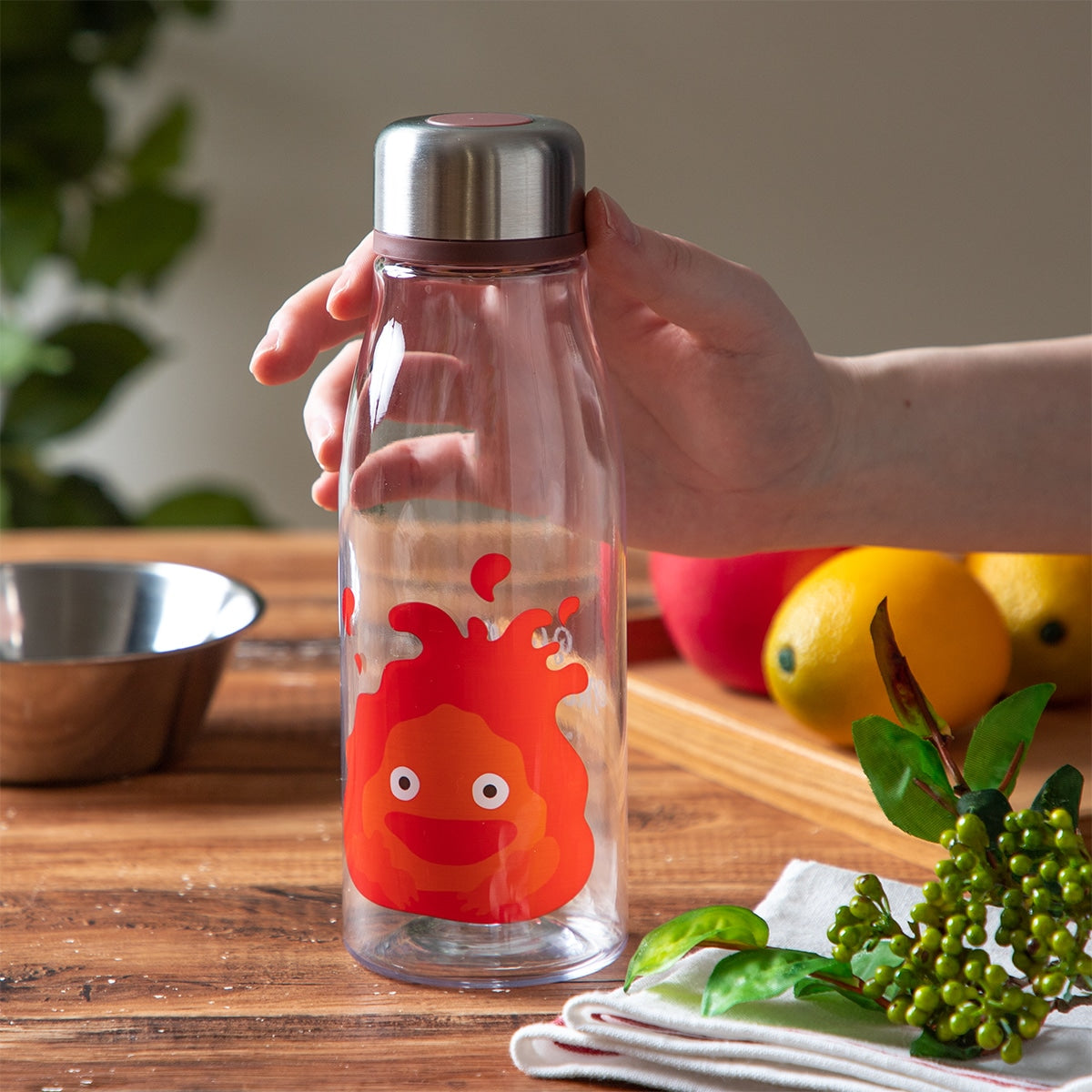 Howl's Moving Castle Calcifer Clear Bottle 500 ml - official view 2