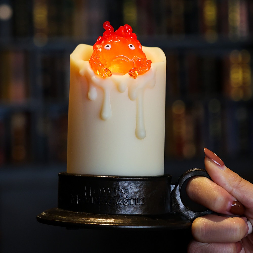 Howl's Moving Castle Calcifer Flickering Candle Light - official view 1