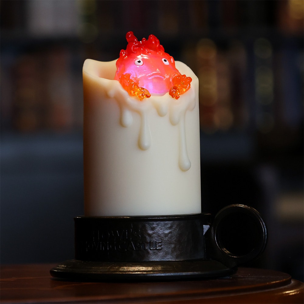 Howl's Moving Castle Calcifer Flickering Candle Light - official view 2