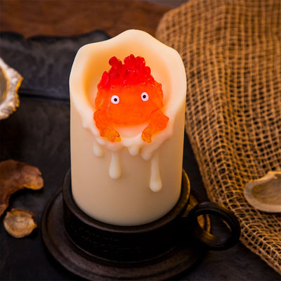 Howl's Moving Castle Calcifer Flickering Candle Light - official view 3