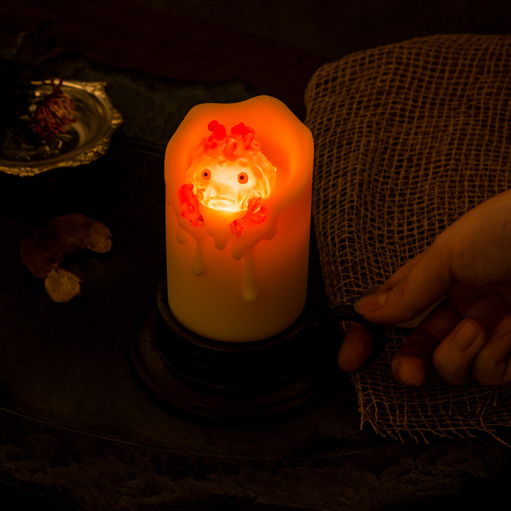 Howl's Moving Castle Calcifer Flickering Candle Light - official view 6