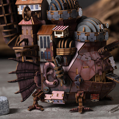 Howl's Moving Castle ki-gu-mi Wooden Model - Howl's Castle Color Ver. - official view 5
