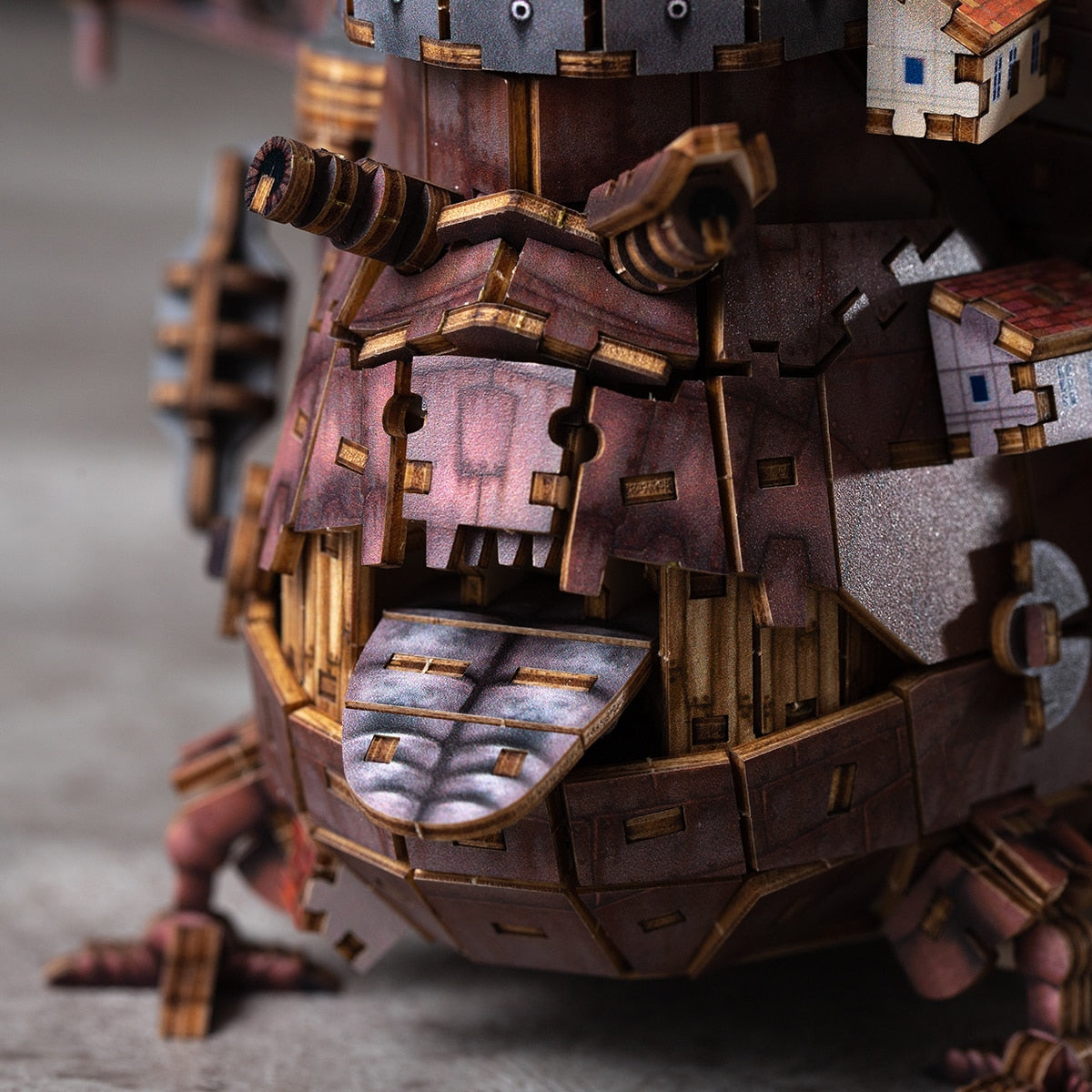Howl's Moving Castle ki-gu-mi Wooden Model - Howl's Castle Color Ver. - official view 8