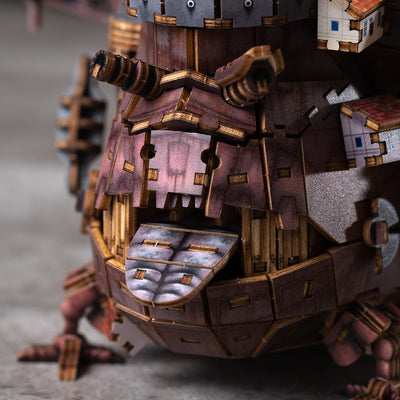 Howl's Moving Castle ki-gu-mi Wooden Model - Howl's Castle Color Ver. - official view 8