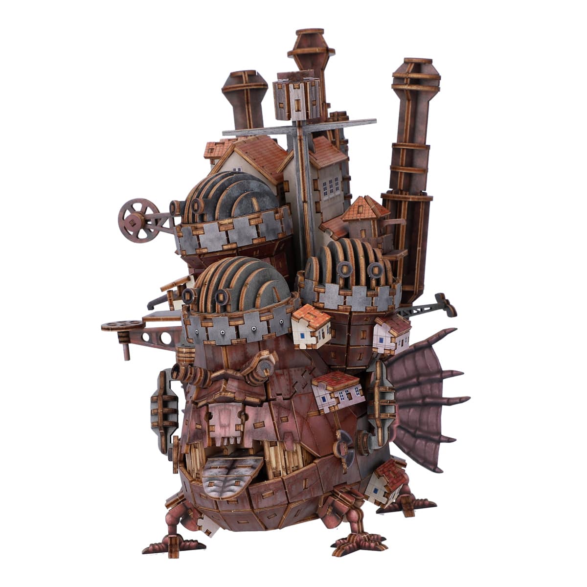 Howl's Moving Castle ki-gu-mi Wooden Model - Howl's Castle Color Ver. - official view 12