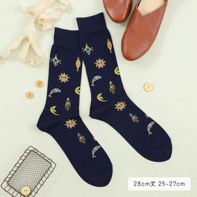 Howl's Moving Castle Socks - Howl's Room All-Over Pattern - official product view 3