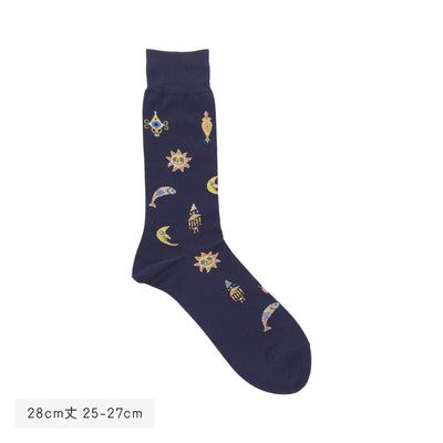 Howl's Moving Castle Socks - Howl's Room All-Over Pattern - official product view 7