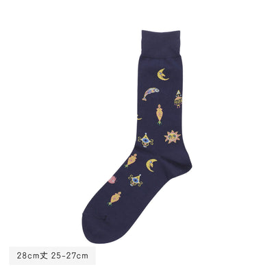 Howl's Moving Castle Socks - Howl's Room All-Over Pattern - official product view 8