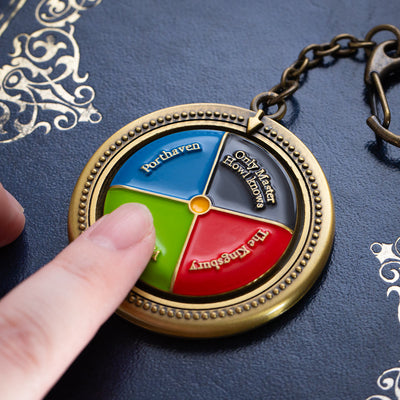 Howl's Moving Castle - Spinning Colour Dial Keyring - official view 2