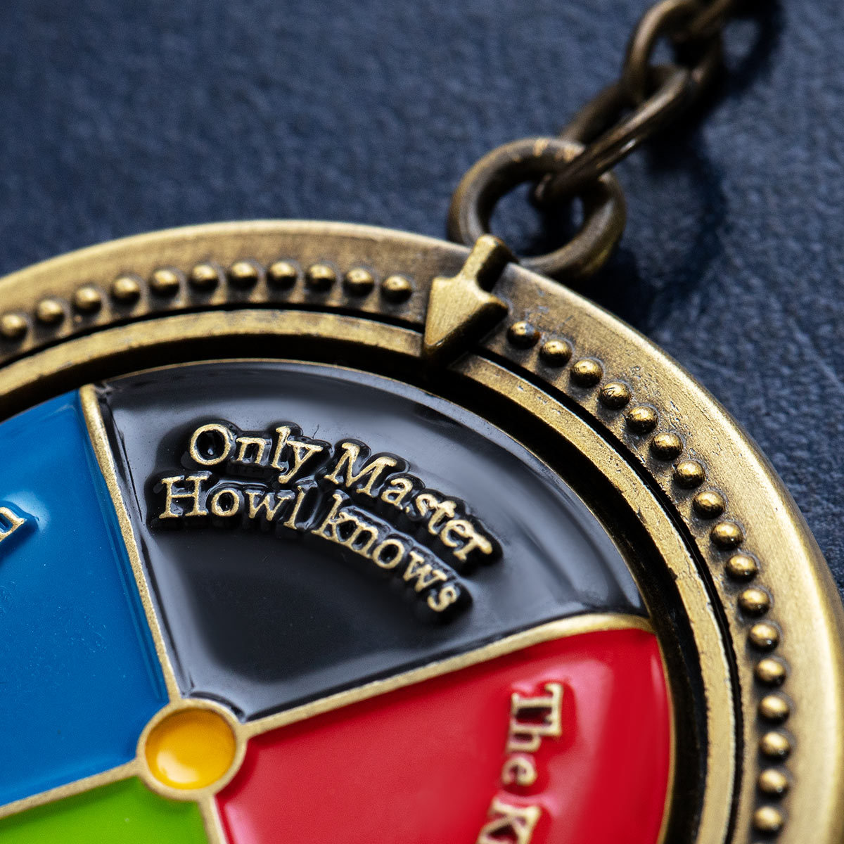 Howl's Moving Castle - Spinning Colour Dial Keyring - official view 5