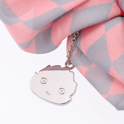 Howl's Moving Castle - Howl's Cloak Scrunchie with Calcifer Charm - official product view 9