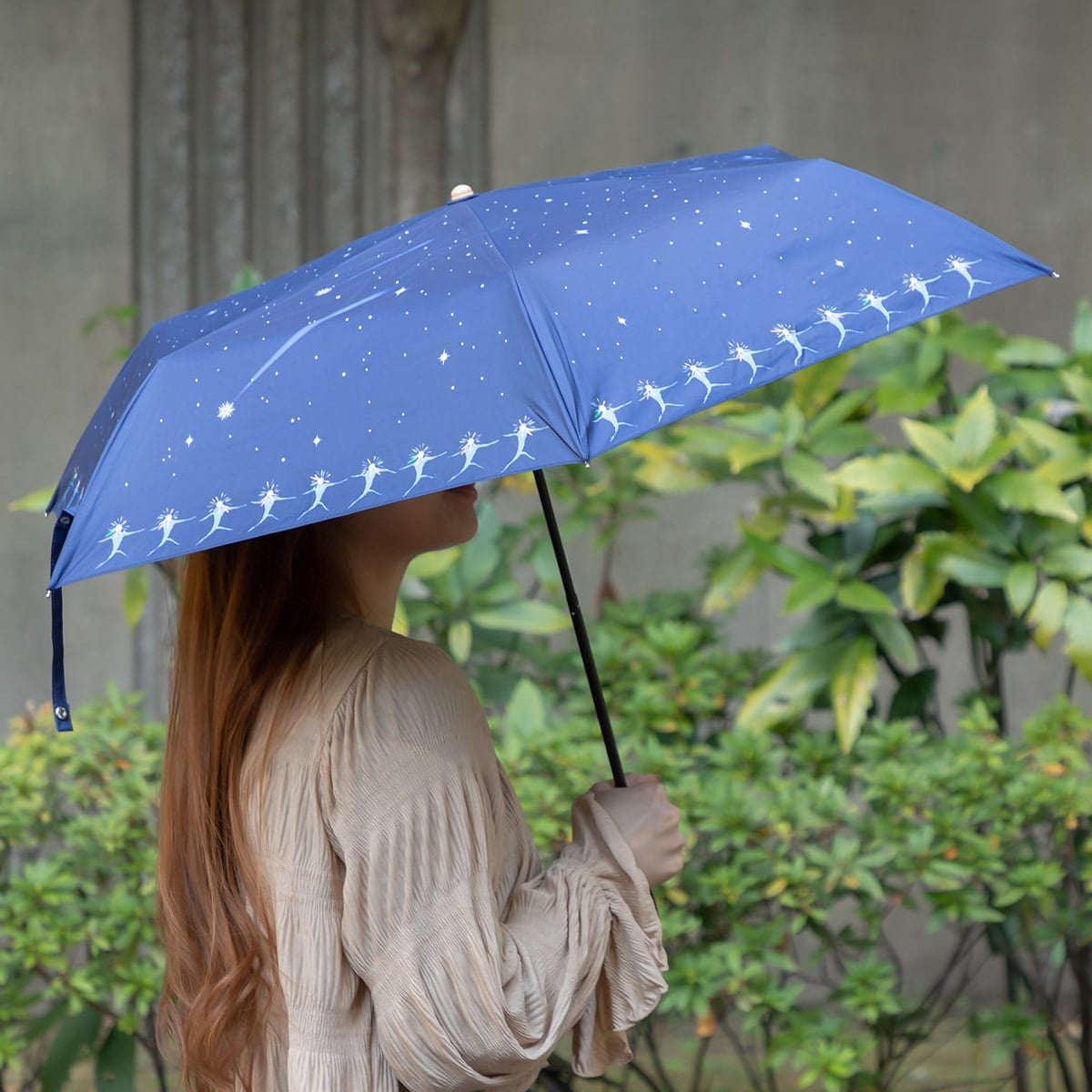 Howl's Moving Castle - Star Children Folding Sun and Rain Umbrella - official product view 1