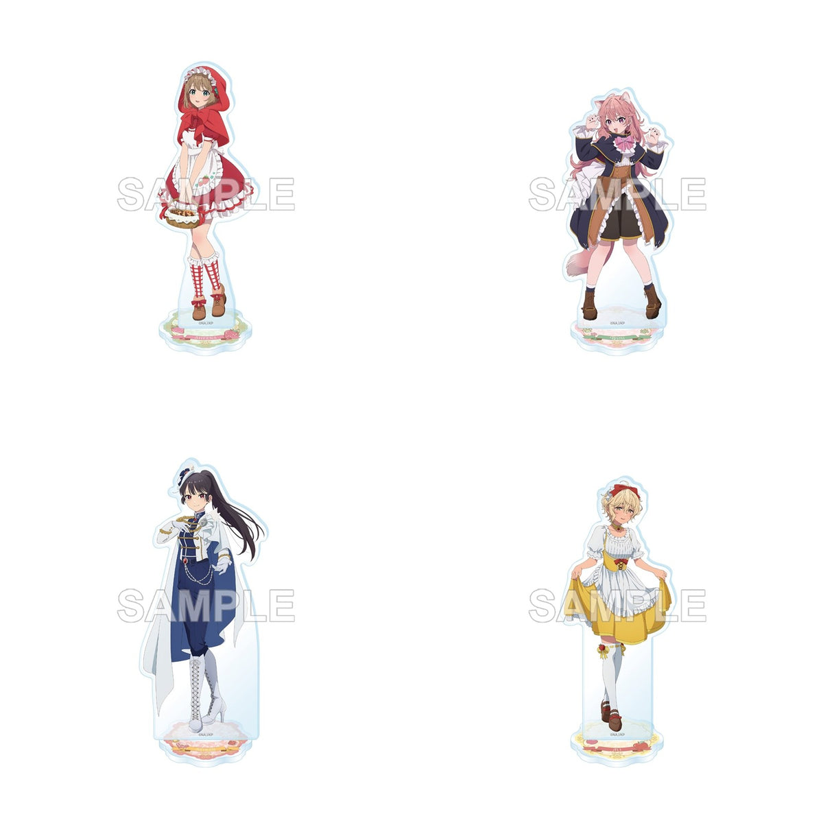 I Want to Love You Till Your Dying Day Fairy Tale Acrylic Stands Complete Set of Four Characters