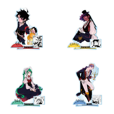 Ichi the Witch famous scene acrylic diorama stands complete set of four characters