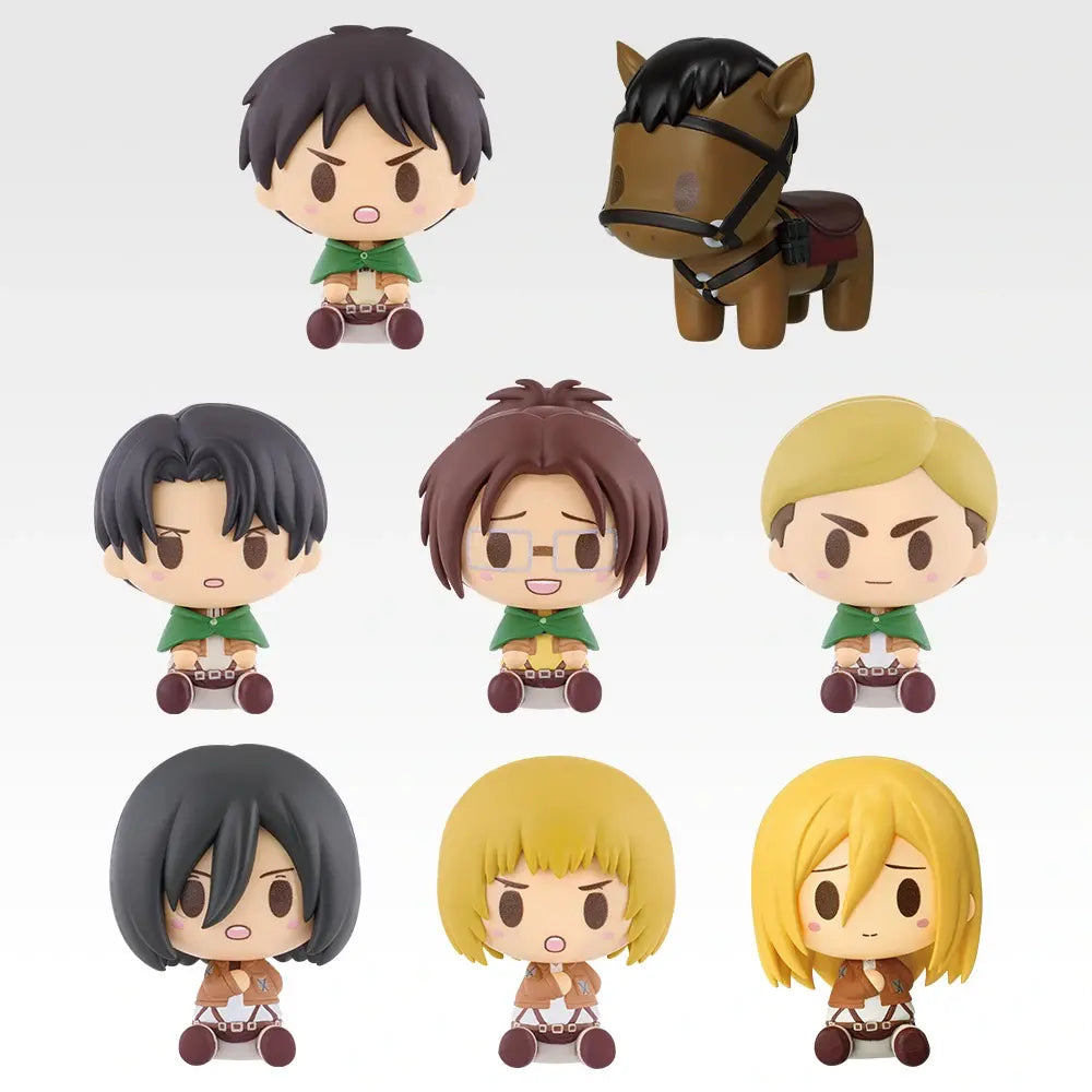 Ichiban Kuji Attack on Titan Dedicate Your Heart - H Prize Chokonokko Figure (8 Types) complete set of 8 designs