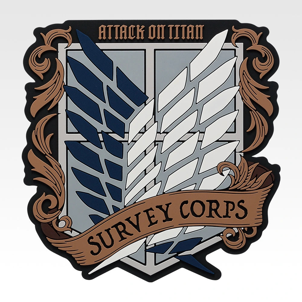 Ichiban Kuji Attack on Titan Dedicate Your Heart - I Prize Rubber Coaster Collection (8 Types) Survey Corps