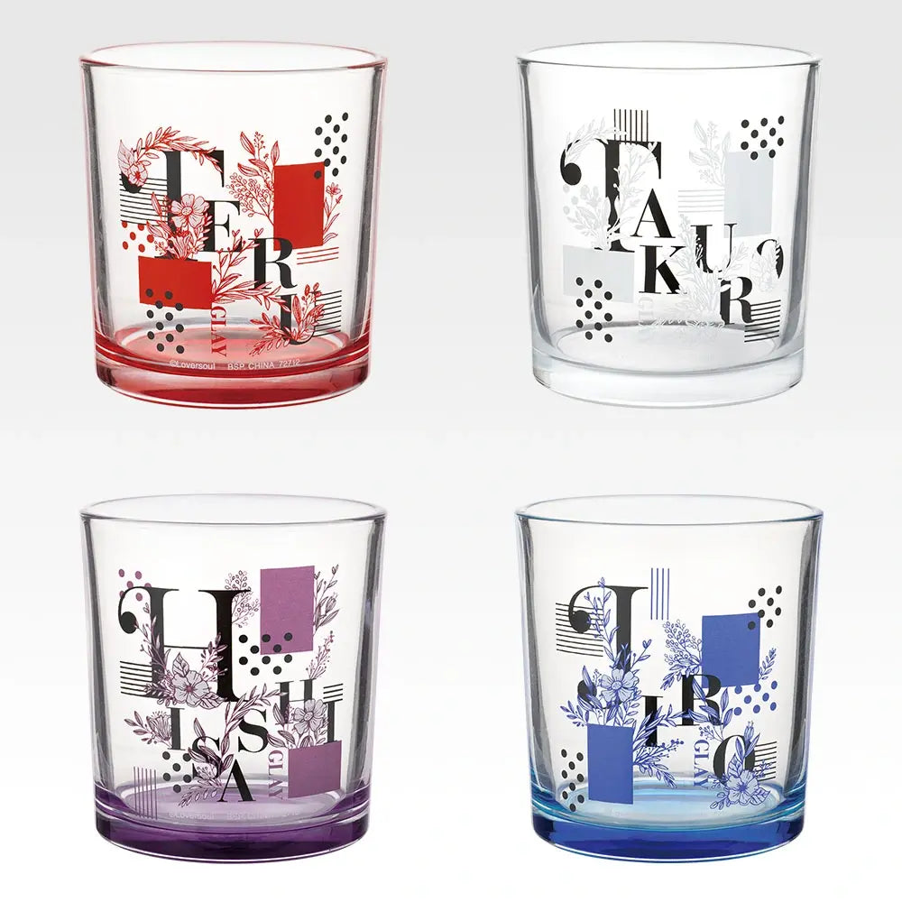 GLAY D Prize Color-Bottom Glass official overview