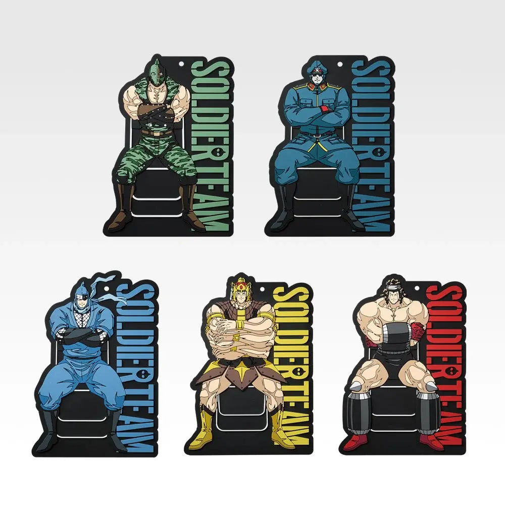 Kinnikuman Chojin Ketsumeigun E Prize Rubber Coasters official overview