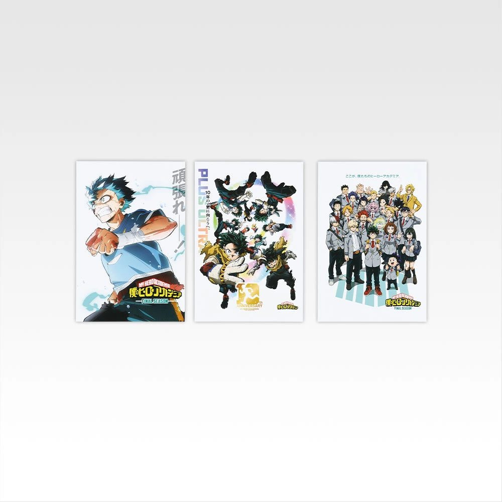 Ichiban Kuji My Hero Academia I Prize Stationery Collection — I-4 Postcard Set (3 Cards).
