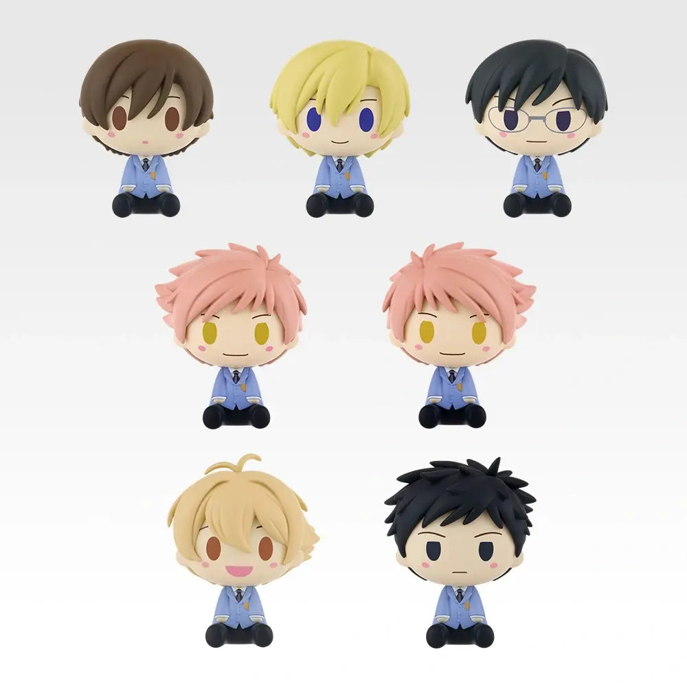 Ichiban Kuji Ouran High School Host Club 20th Anniversary - D Prize Chokonokko Figure (7 Types) complete set of all designs