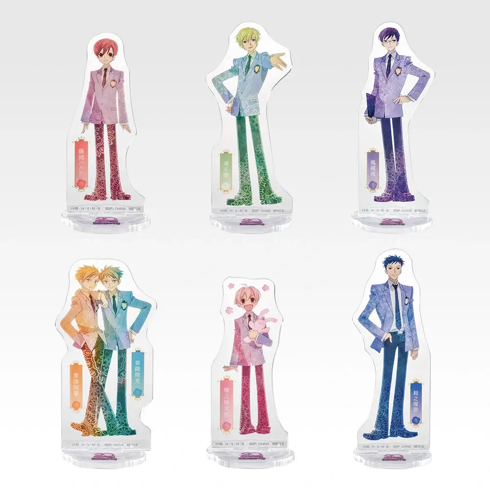 Ichiban Kuji Ouran High School Host Club 20th Anniversary - F Prize Acrylic Stand (6 Types) complete set of all designs