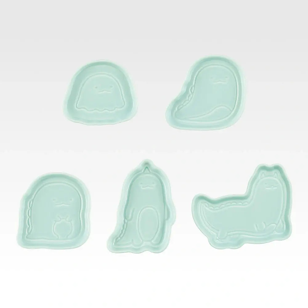 Ichiban Kuji Sumikko Gurashi What If Sumikko Evolved? - E Prize Tokage Ceramic Small Plate (5 Types) complete set of all designs