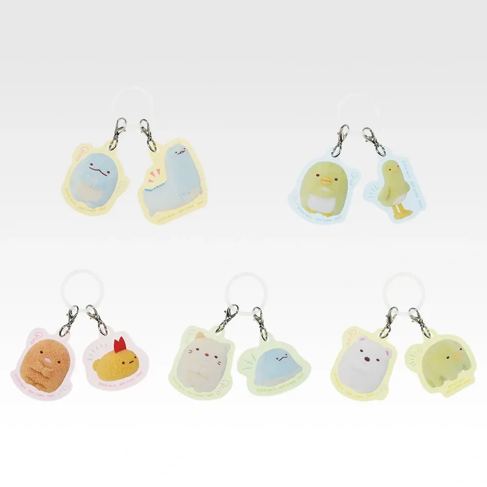 Ichiban Kuji Sumikko Gurashi What If Sumikko Evolved? - F Prize Two-Link Acrylic Charm (5 Types) complete set of all designs