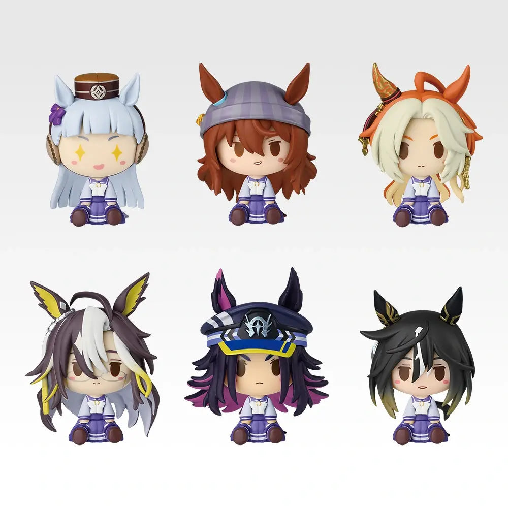 Ichiban Kuji Uma Musume Pretty Derby 14th Edition - E Prize Chokonokko Figure (6 Types) - complete set