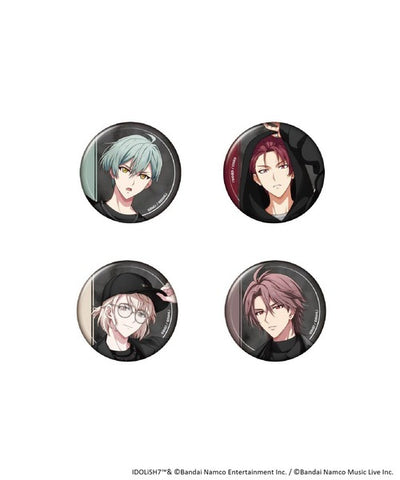 IDOLiSH7 ŹOOĻ x ZOZOTOWN Can Badges Complete Set Of 4 Types - official product image 2