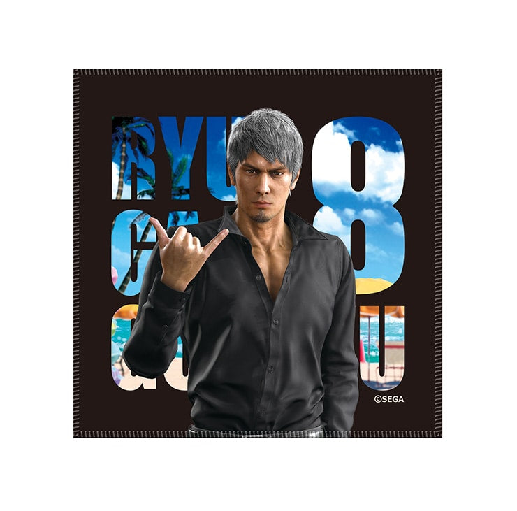 Infinite Wealth Aloha hand towel — Kiryu Kazuma — Aloha Ver.