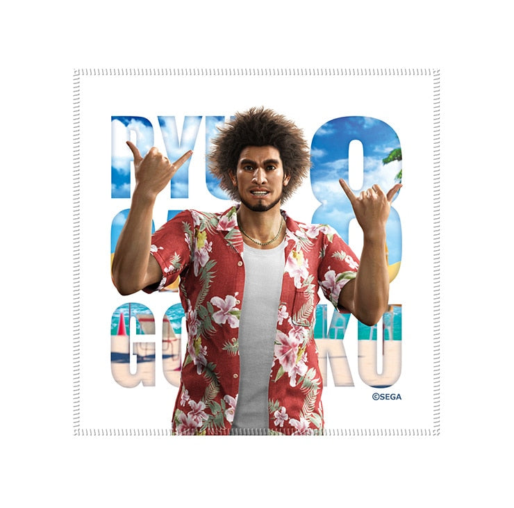 Infinite Wealth Aloha hand towel — Ichiban Kasuga — Aloha Ver.