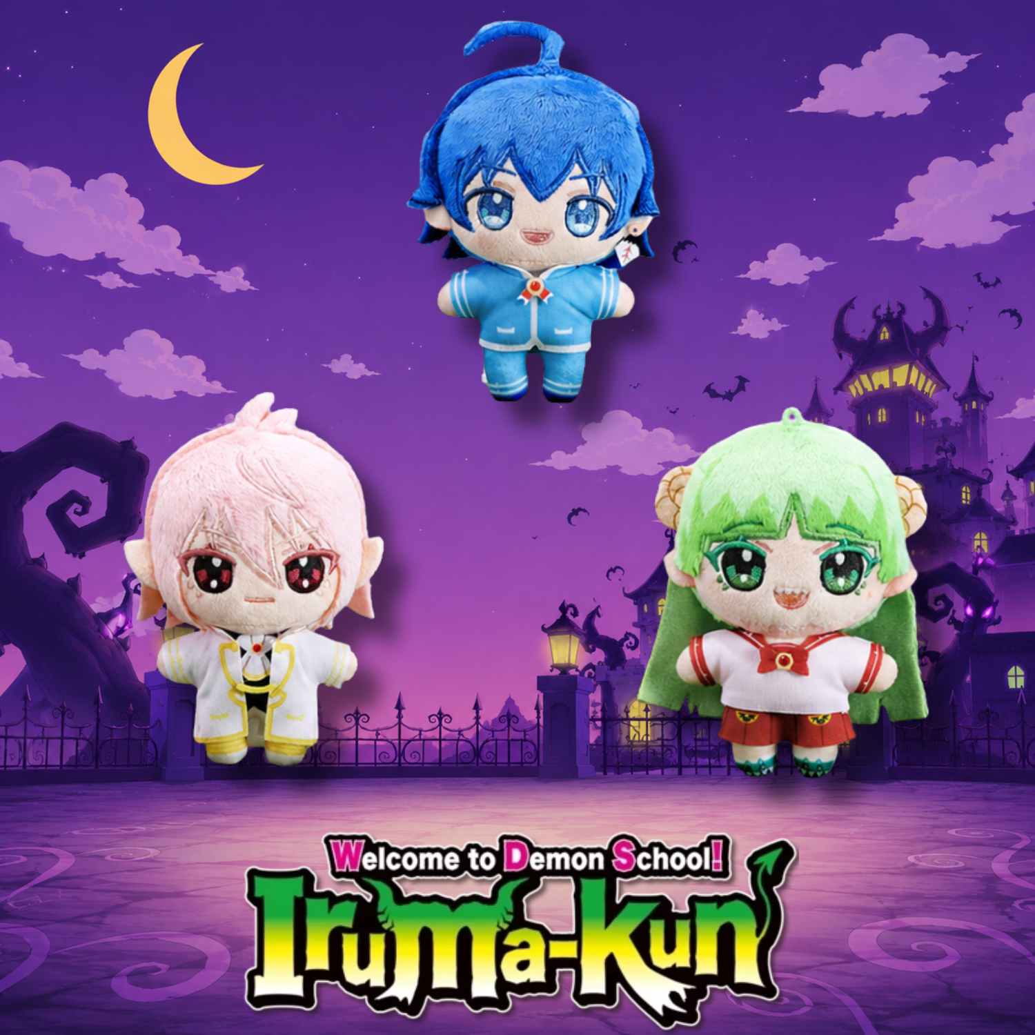 Welcome to Demon School! Iruma-kun Exhibition - NuiPal Plush Mascot (3 Types)