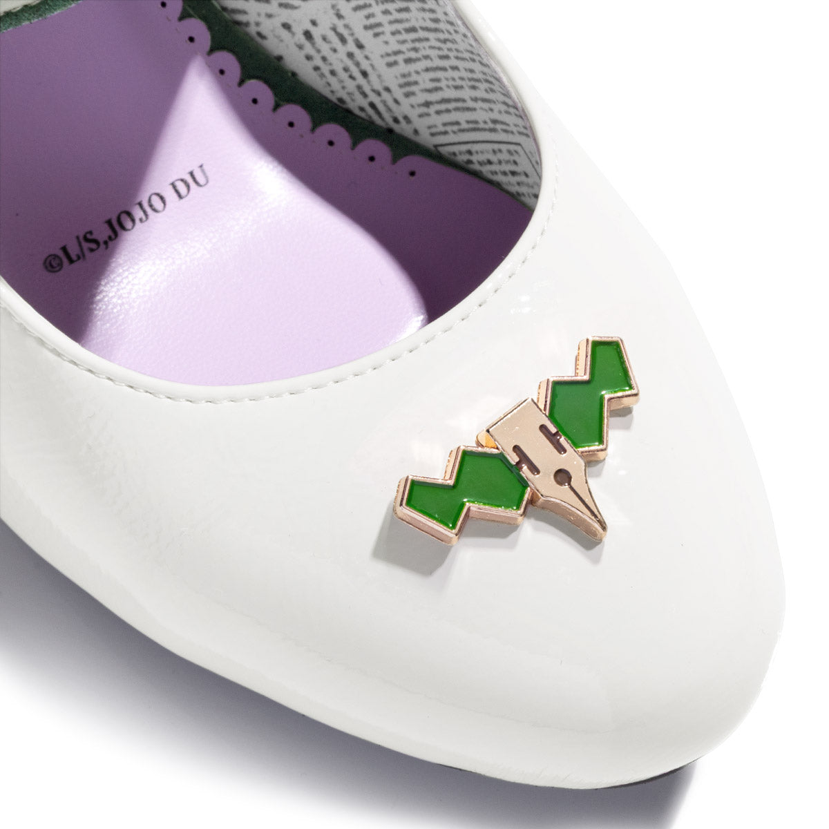Rohan Kishibe white pumps with bows - view 4