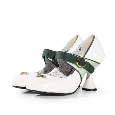 Rohan Kishibe white pumps without bows - view 1