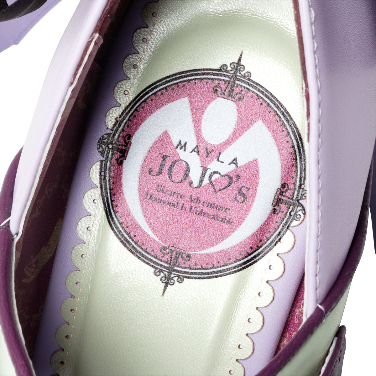 Yoshikage Kira purple pumps with bows - view 5