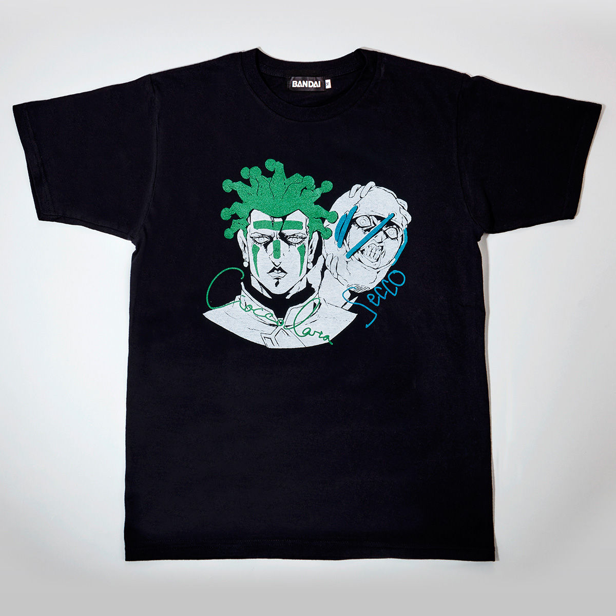 Jojo's Bizarre Adventure Golden Wind Pair T-Shirt - Cioccolata & Secco front design