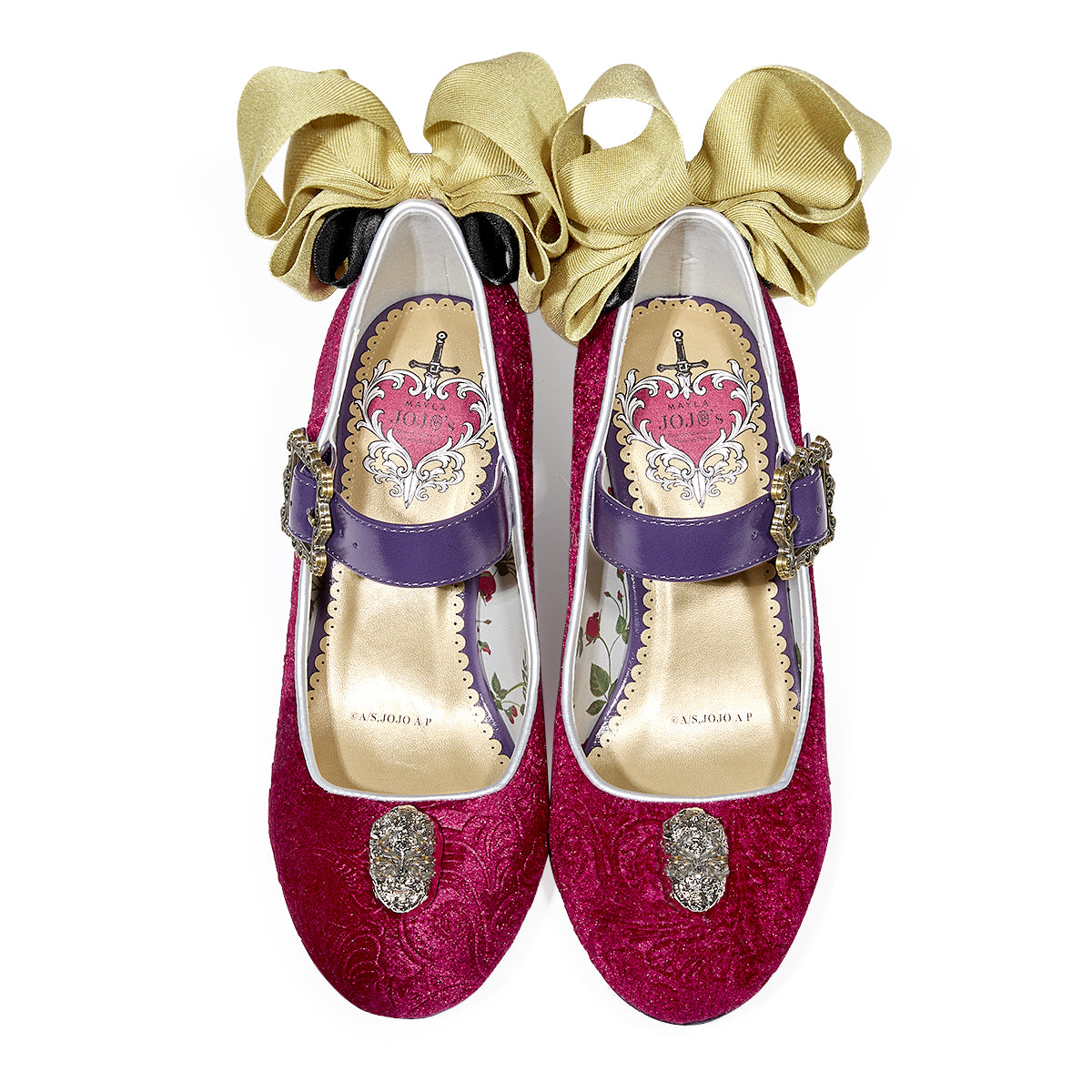 Dio Brando Phantom Blood Iconique pumps ON version with bows - official photo 3