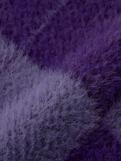 Yoshikage Kira Feather-Yarn Cardigan — detail 3