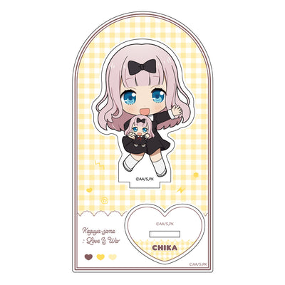 Kaguya Sama: Love Is War Tiny Friends Acrylic Stand - Chika Fujiwara - unassembled sheet