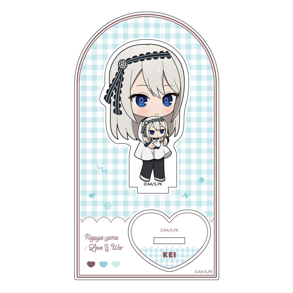 Kaguya Sama: Love Is War Tiny Friends Acrylic Stand - Kei Shirogane - unassembled sheet