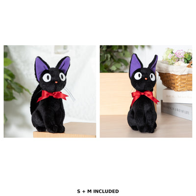 Kiki's Delivery Service - Black Cat Jiji Plush (2 Sizes) - Complete Set, one of each listed model