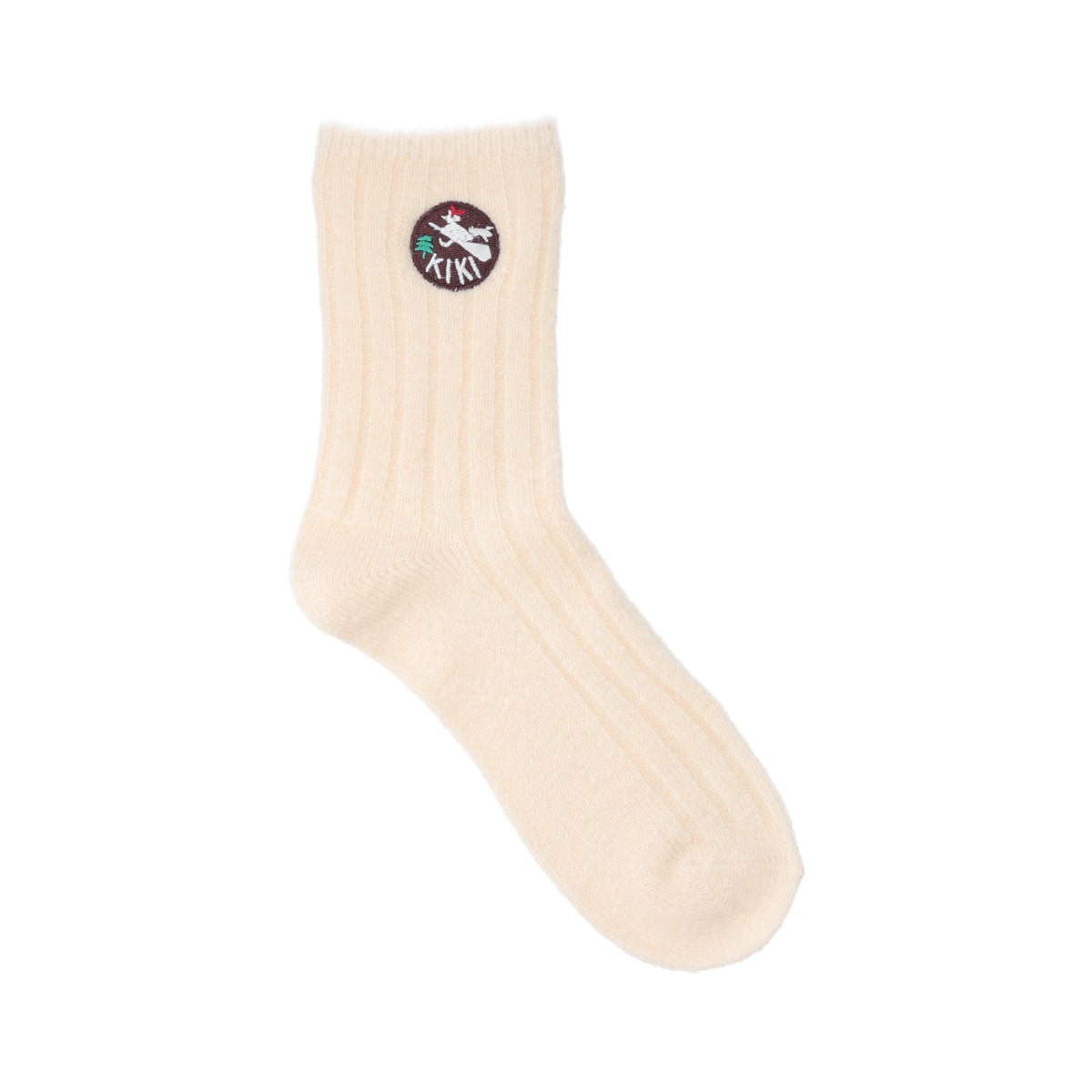 Kiki's Delivery Service Chocolate Cake Wool-Blend Ribbed Crew Socks 23-25 cm - official view 1