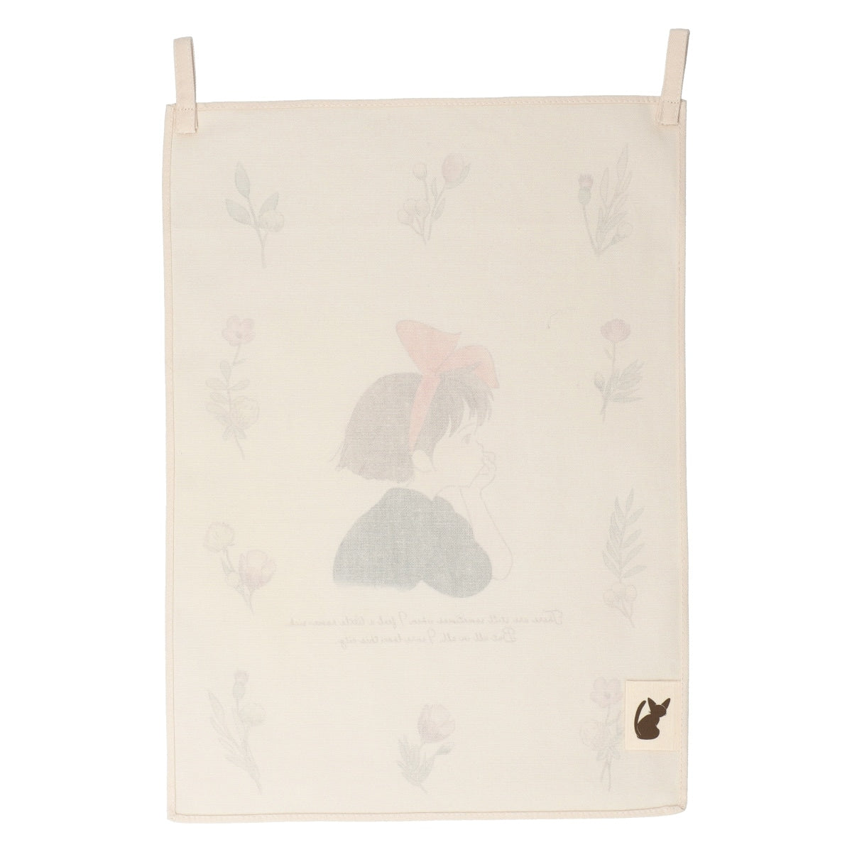 Kiki's Delivery Service Cotton Fabric Posters (2 Types) - Kiki Side Profile - official view 5