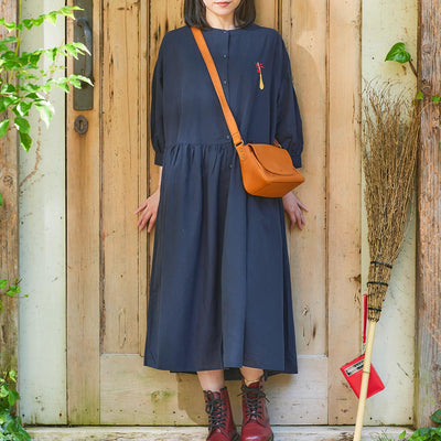 Kiki's Delivery Service Donguri Closet 2-Way Shirt Dress - Witch Essentials Navy - official view 4