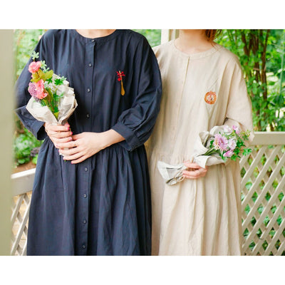Kiki's Delivery Service Donguri Closet 2-Way Shirt Dress - Witch Essentials Navy - official view 10