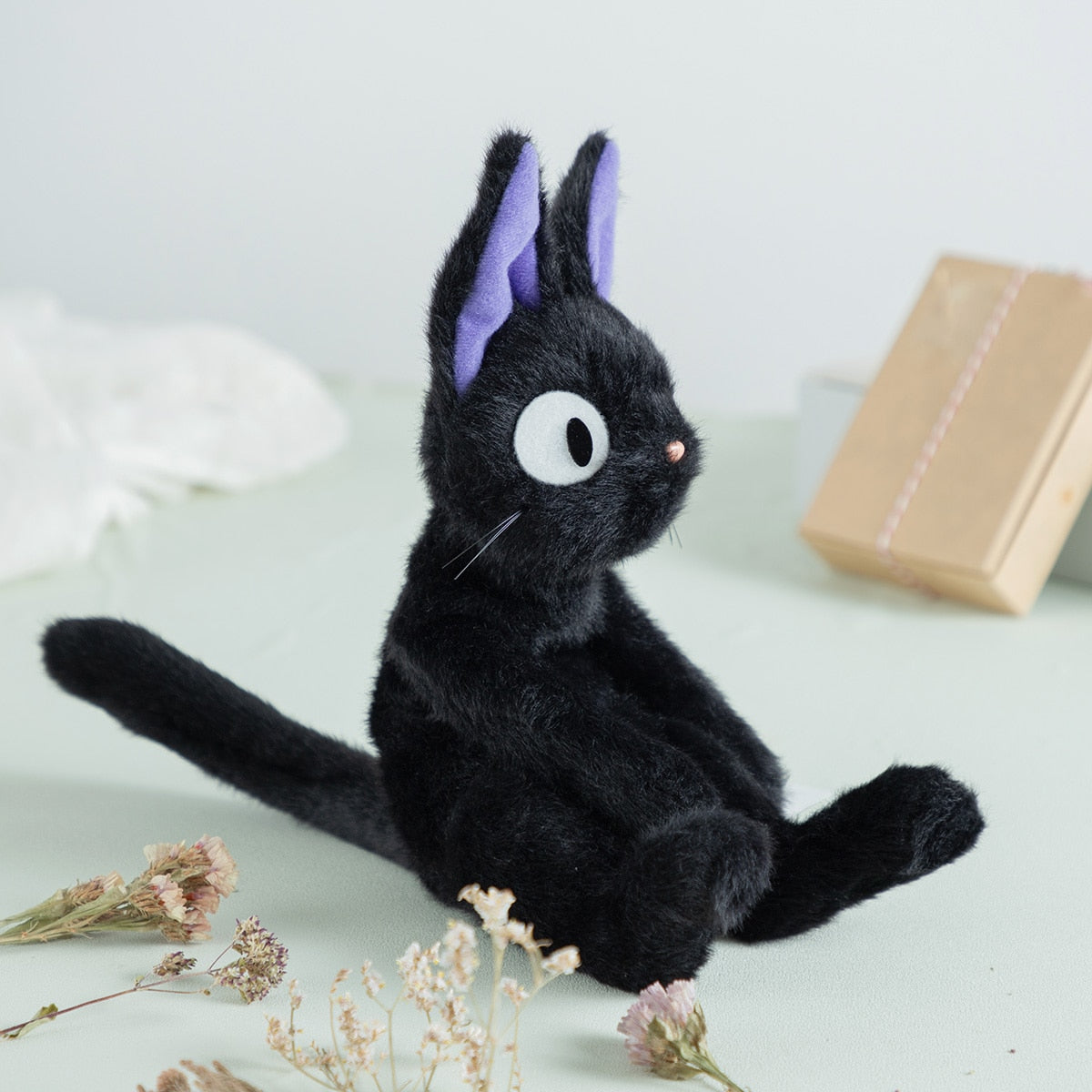 Kiki's Delivery Service Fluffy Jiji Sitting Plush S - official view 2