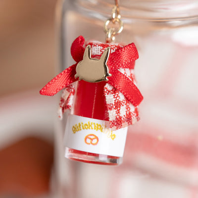 Kiki's Delivery Service Guchokipan Bakery Jam Jar and Jiji Earrings (2 Types) - Pierced Pair - official view 6