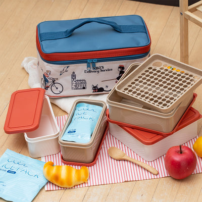 Kiki's Delivery Service Insulated Picnic Lunch Kits (2 Types) - Large - 4 Containers - official view 14